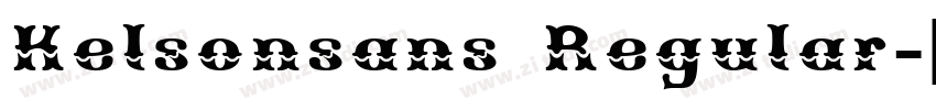 Kelsonsans Regular字体转换